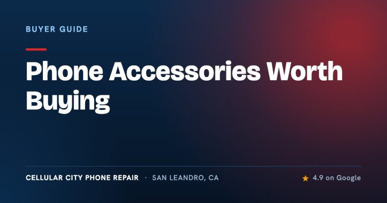 Phone Accessories Worth Buying, From a Repair Shop